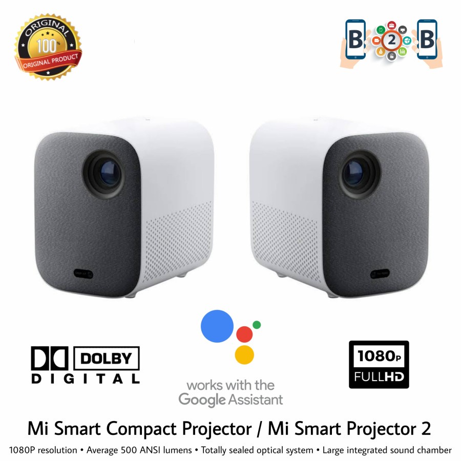 MIJIA COMPACT PROJECTOR FHD - MI SMART COMPACT PROJECTOR 2 FULL HD