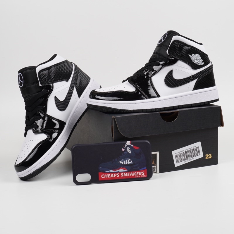 Nike Air Jordan 1 Mid All Star Carbon Black White