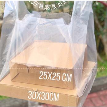 

tas plastik BENING isi 50 untuk dos 30 x 30 kantong PE PP TRANSPARAN