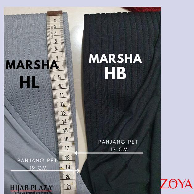 Jilbab Insant /Hijab Instan Bergo Polos zoya Marsha HL casual Ori - Abu-abu