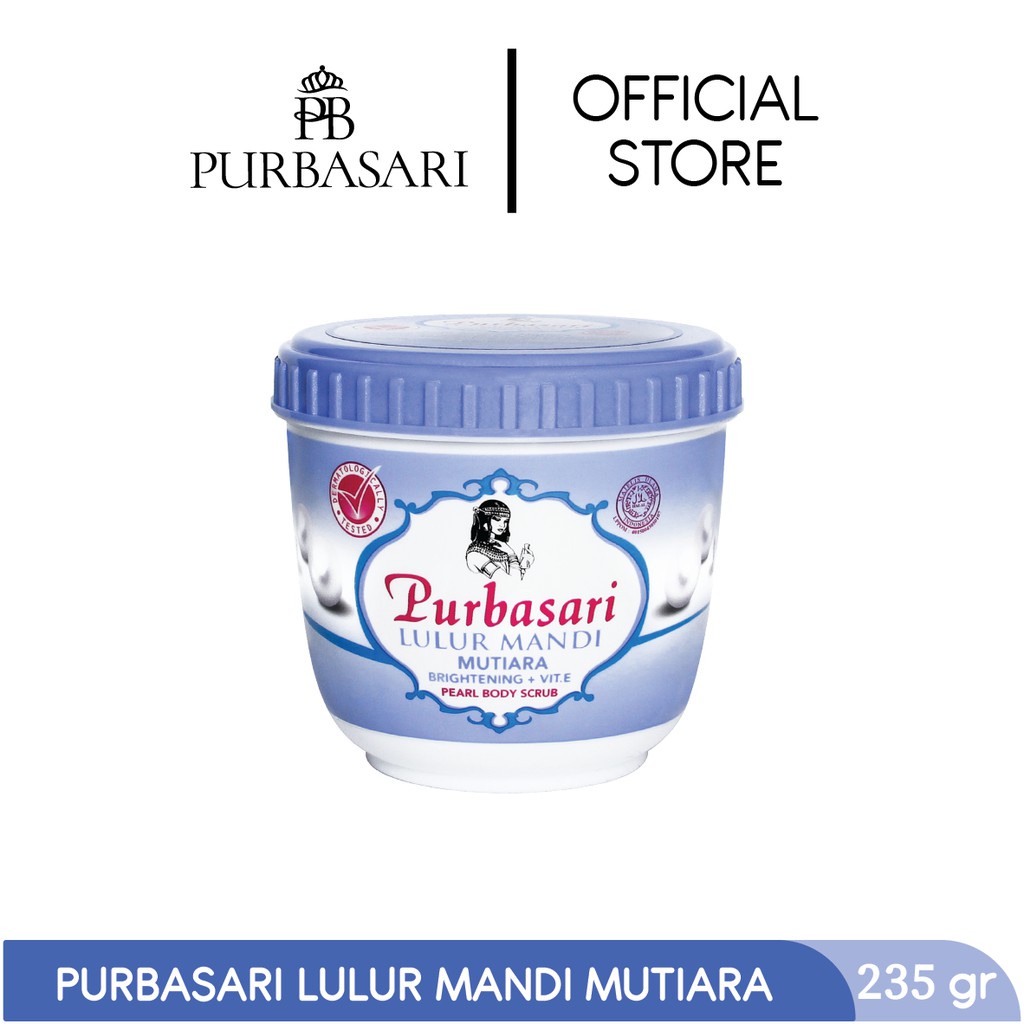 Purbasari Lulur Mandi Mutiara 235 gr