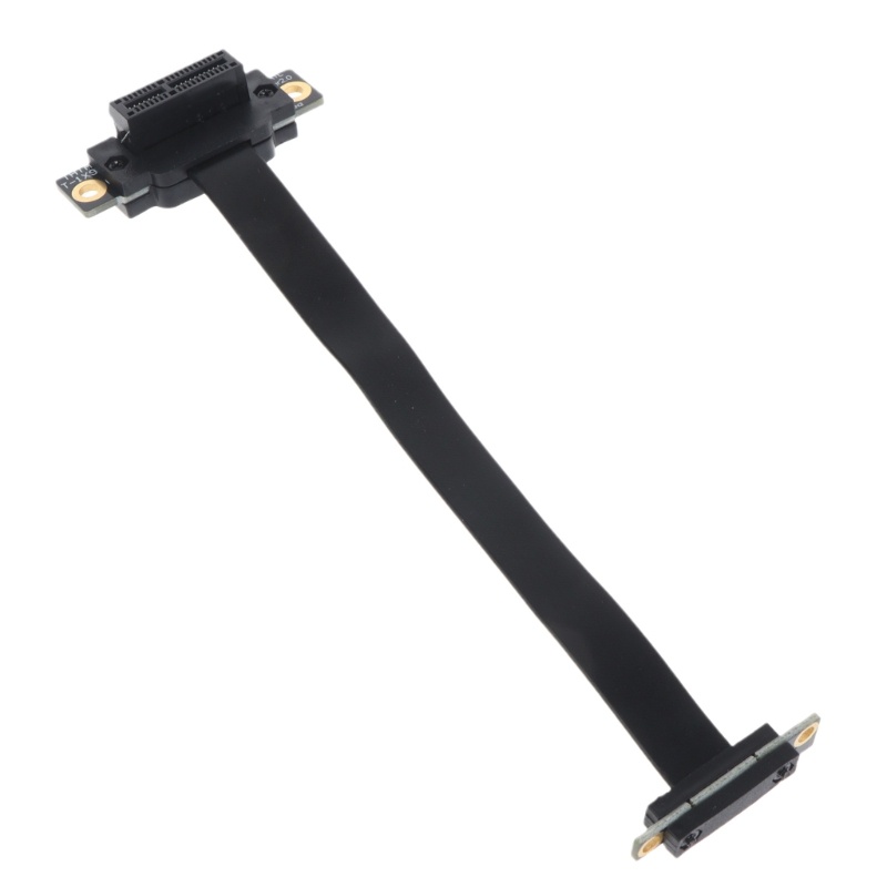 Btsg 15cm/5.9 &quot;PCI Express 36Pin 1X Extender Cable Line Dual 90derajat Siku Kanan