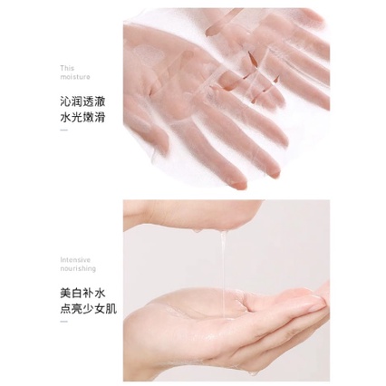 Veze Masker Air Pelembab Kontrol Minyak Lampu Spot Lembut Slip Masker CJR