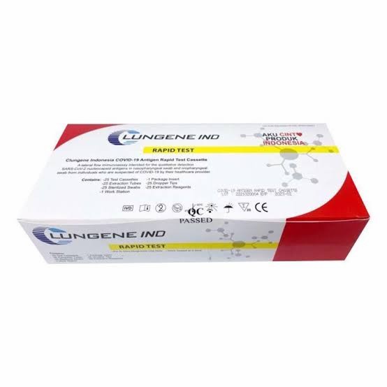 ANTIGEN lungene merah putih 1box 25pcs