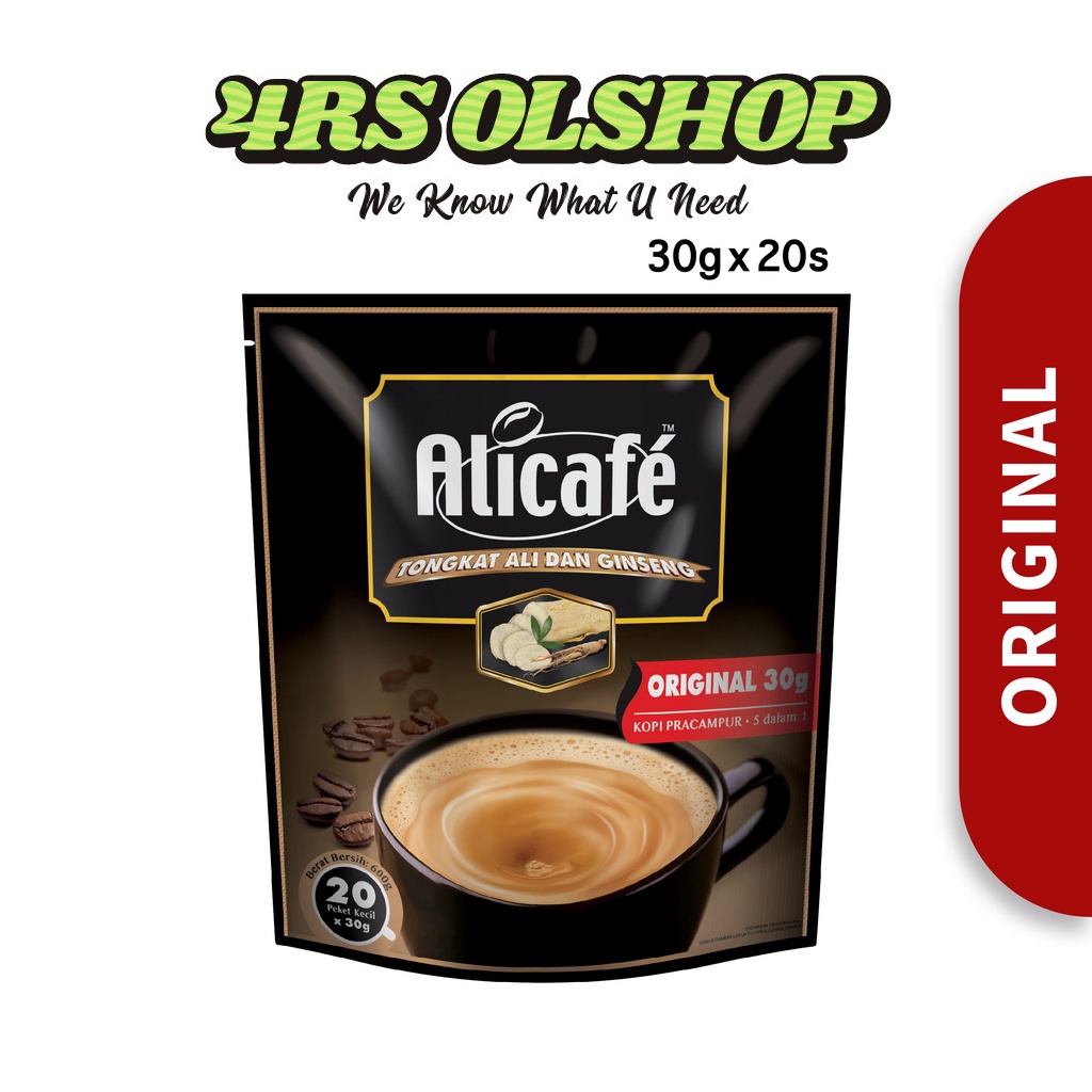 

Alicafe Tongkat Ali & Ginseng Original (30gm X 20 Sachets)