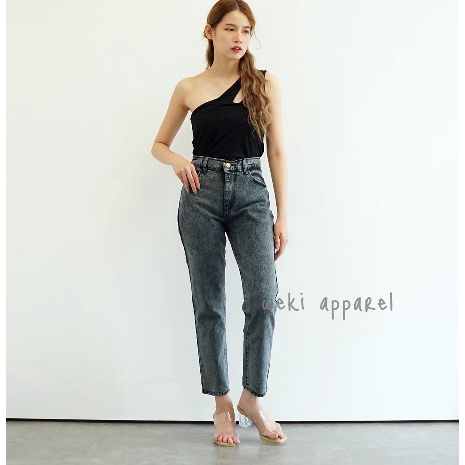 Weki Boyfriend Jeans Wanita