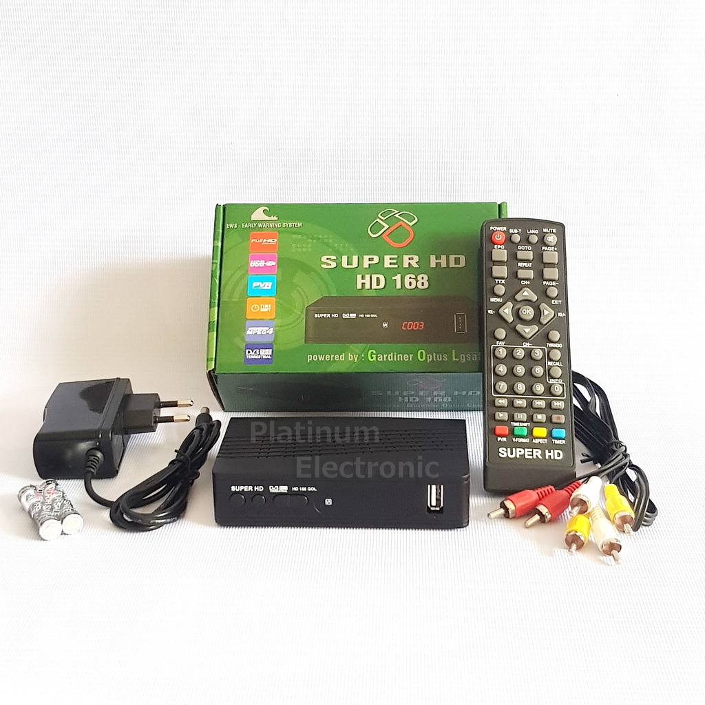 Set Top Box TV Super Full HD 168 STB Digital DVB T2 Topbox TV Analog Receiver Penerima Siaran