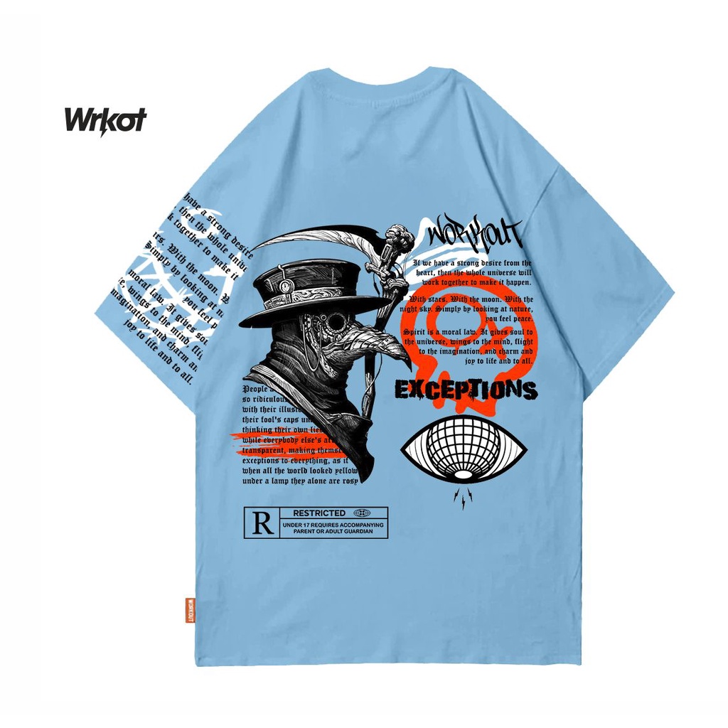 Workout Streetwear Kaos Oversize Original Workout Basic EXCEPTION limited edition