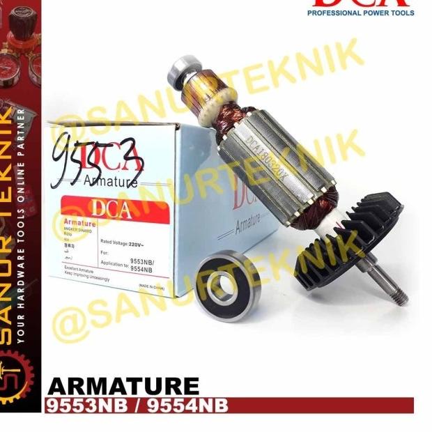 (PAKET) DCA ARMATURE + STATOR MAKITA 9553B 9553 B 9553NB 9553 NB
