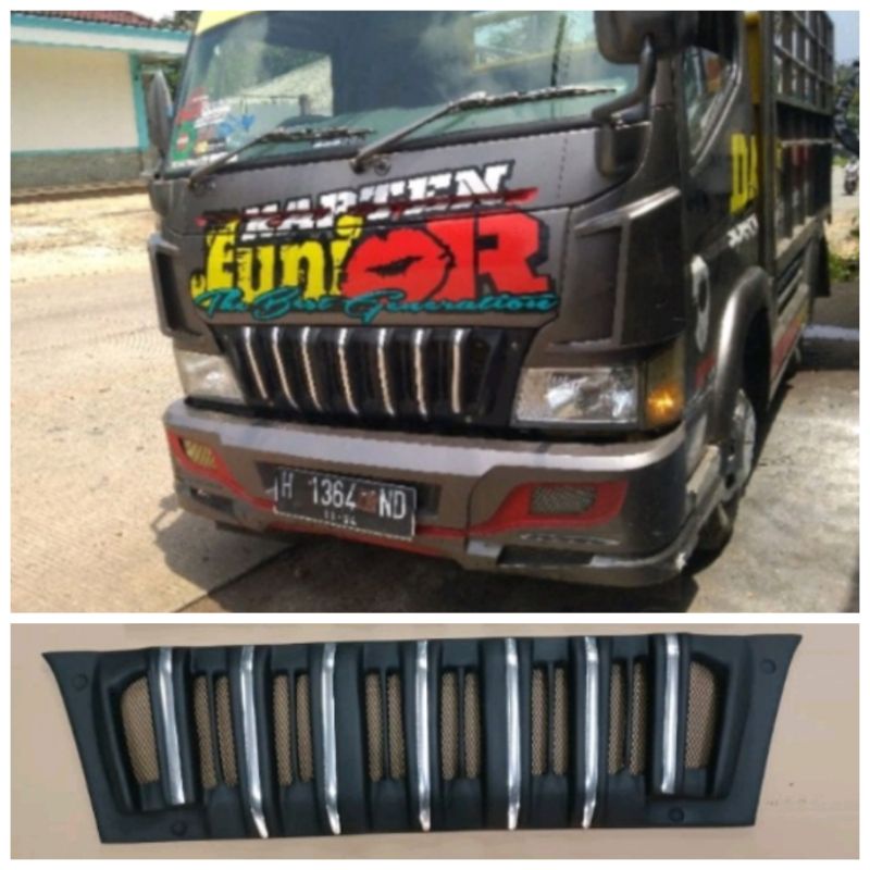 Grill Depan Truck Canter 110 125 PS Truk Canter Cover Gril Model Prado