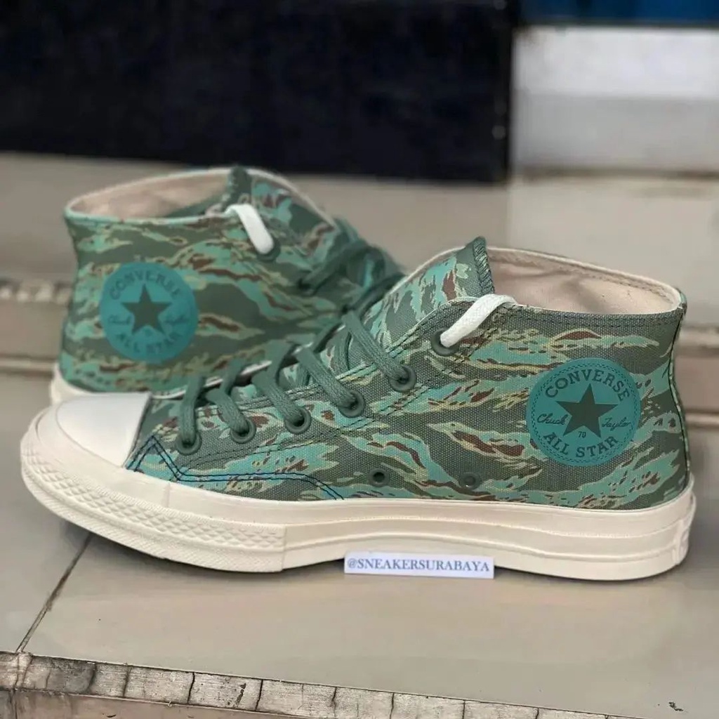 Undefeated inc X Converse Chuck Taylor 1970s Mid Tiger Camo CT 70 CT 70s