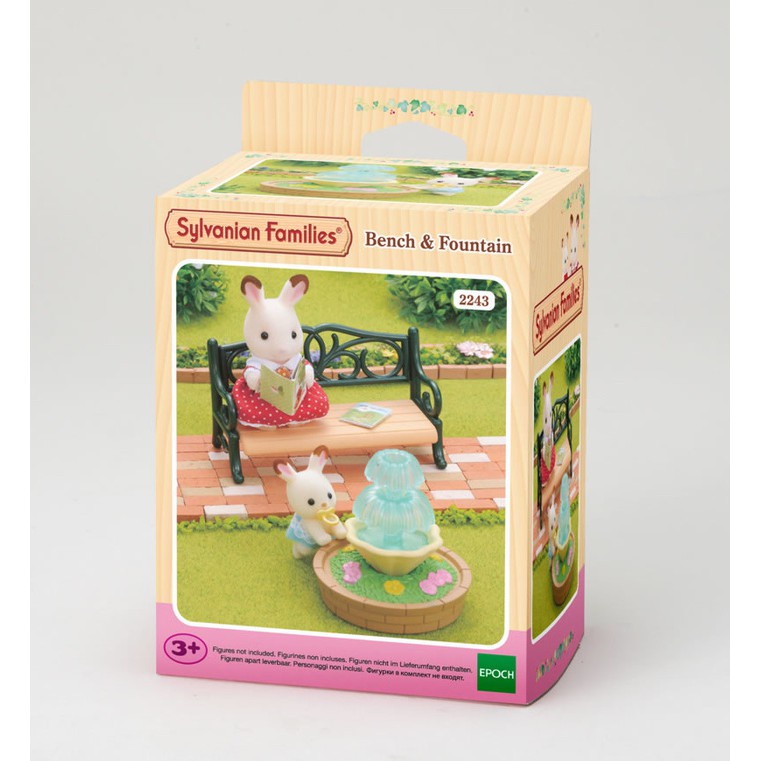 Mainan Koleksi Sylvanian Families Bench & Fountain