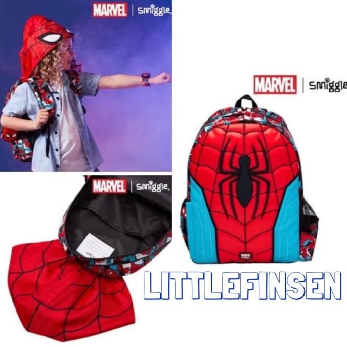 Tas Smiggle Marvel/Smiggle Backpack/Tas Spiderman/Tas Sekolah Anak