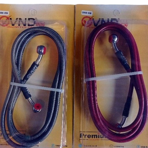 # Selang Rem VND panjang 2meter Kabel Rem depan VND 200cm selang rem belakang nmax pcx aerox vario160