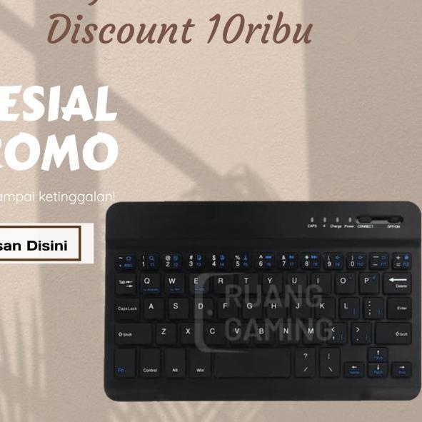 Tablet And Phone Bluetooth Keyboard 9.7/10 Inch - Dark Green