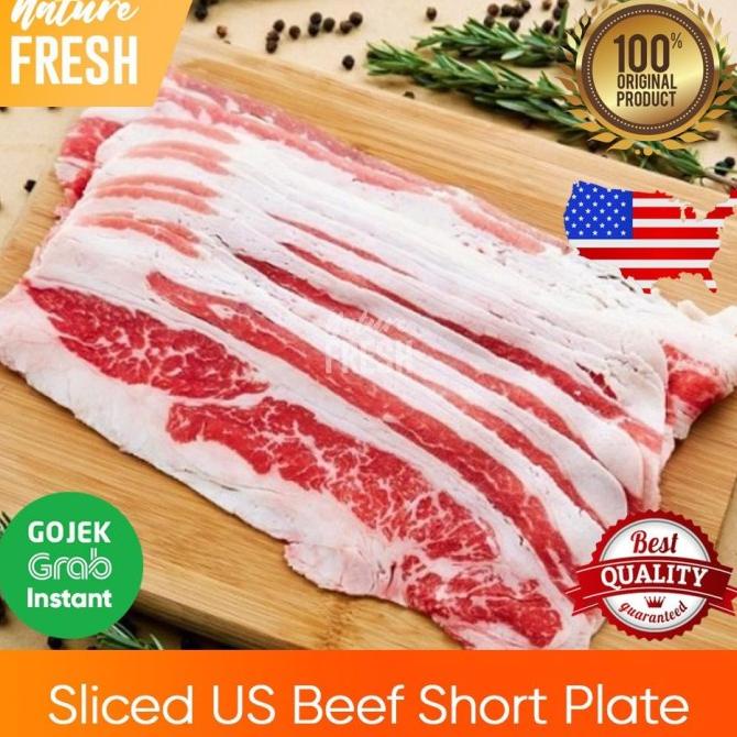 

Hemat! Daging Sapi Lapis Slice Us Beef Sliced Short Plate Beef - Storsadika