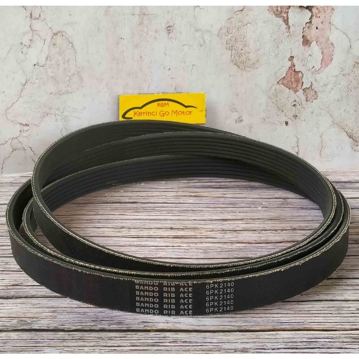 BANDO VAN BELT 6PK 2140 RIB BELT TALI KIPAS 6PK-2140 FAN BELT ALUR