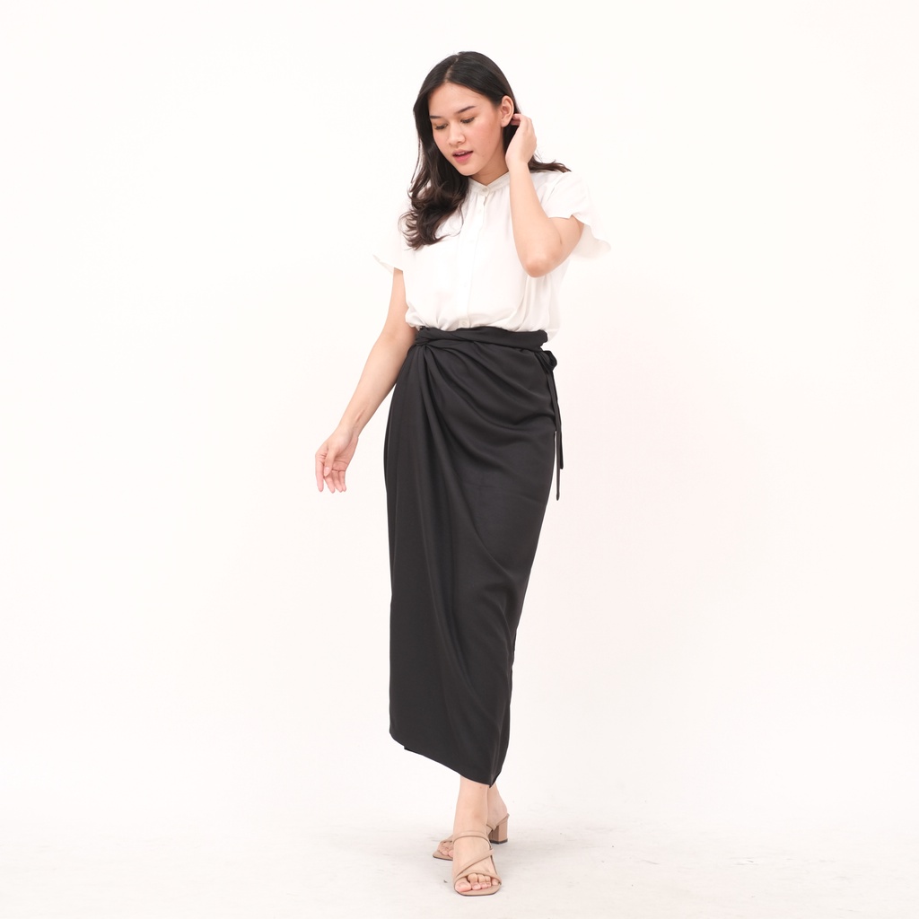FASHFLOW - Aretha Wrap Skirt | Rok Lilit Polos