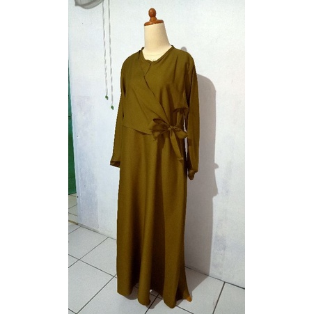PRELOVED GAMIS MUSTARD/DRES KUNYIT/GAMIS KUNYIT/DRESS MUSTARD