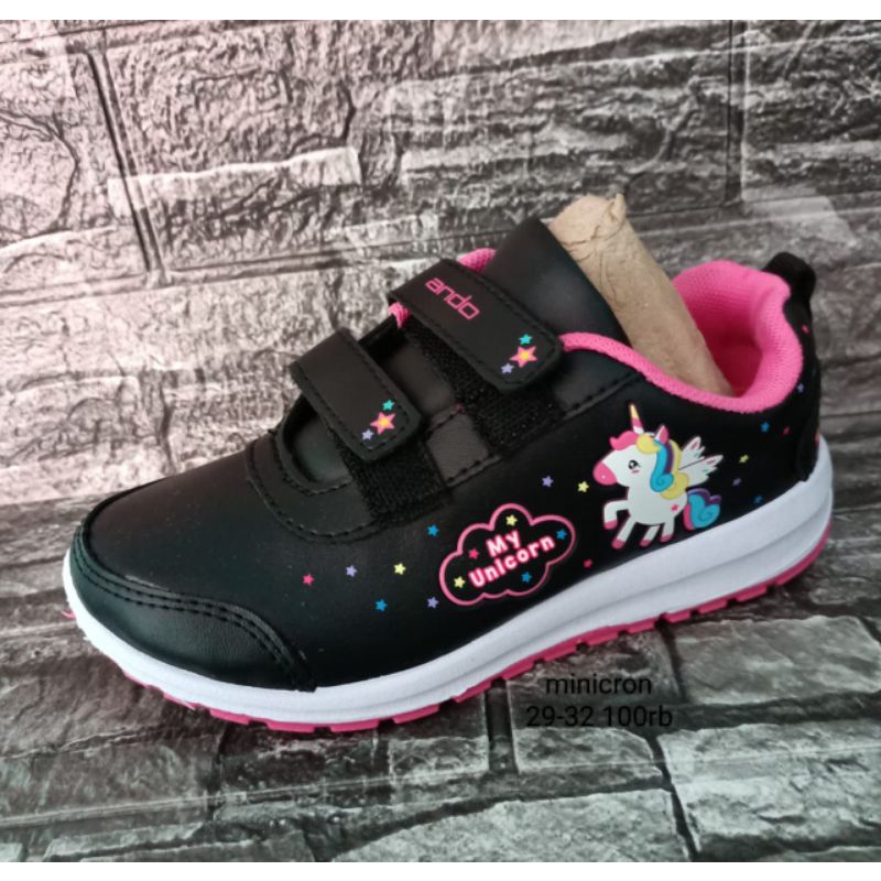SEPATU SEKOLAH ANDO ANAK UNICORN
