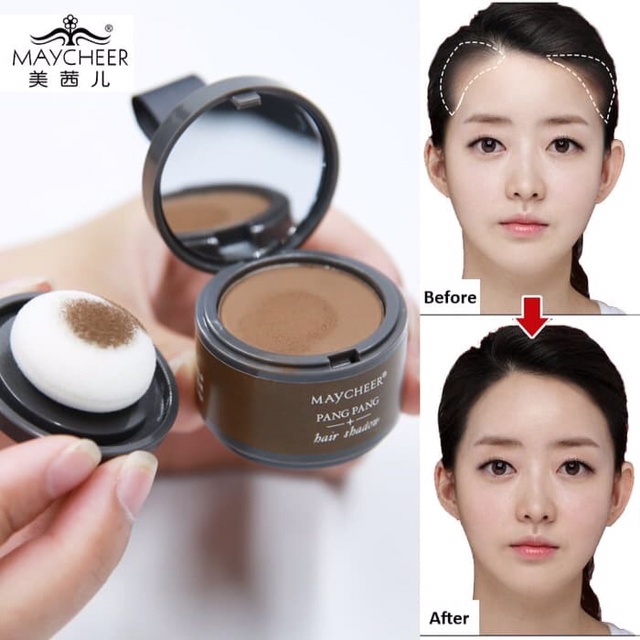 Brush Applicator Maycheer Hair Shadow Instantly Cover Hairline Shadow Powder Hair Modif