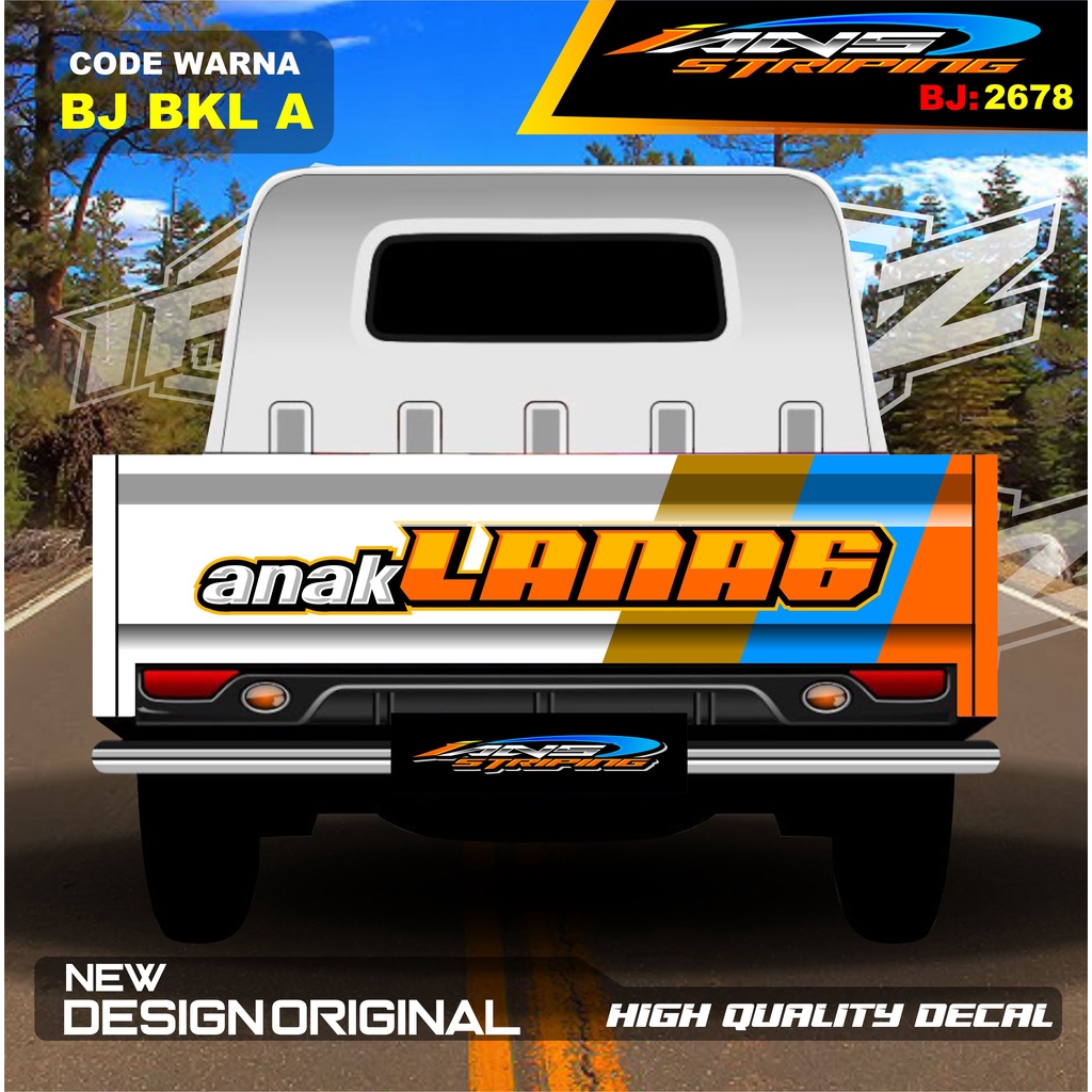 STIKER DECAL GRANMAX PICK UP / STIKER BAK BELAKANG GRANMAX / DECAL STICKER MOBIL GRANMAX