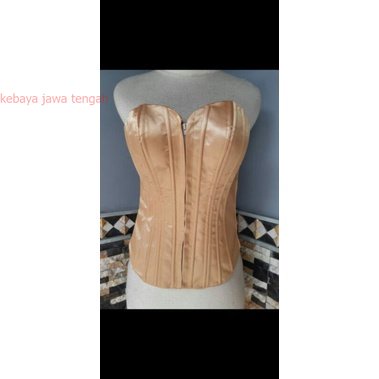 kamisol resleting depan Kebaya Bludru