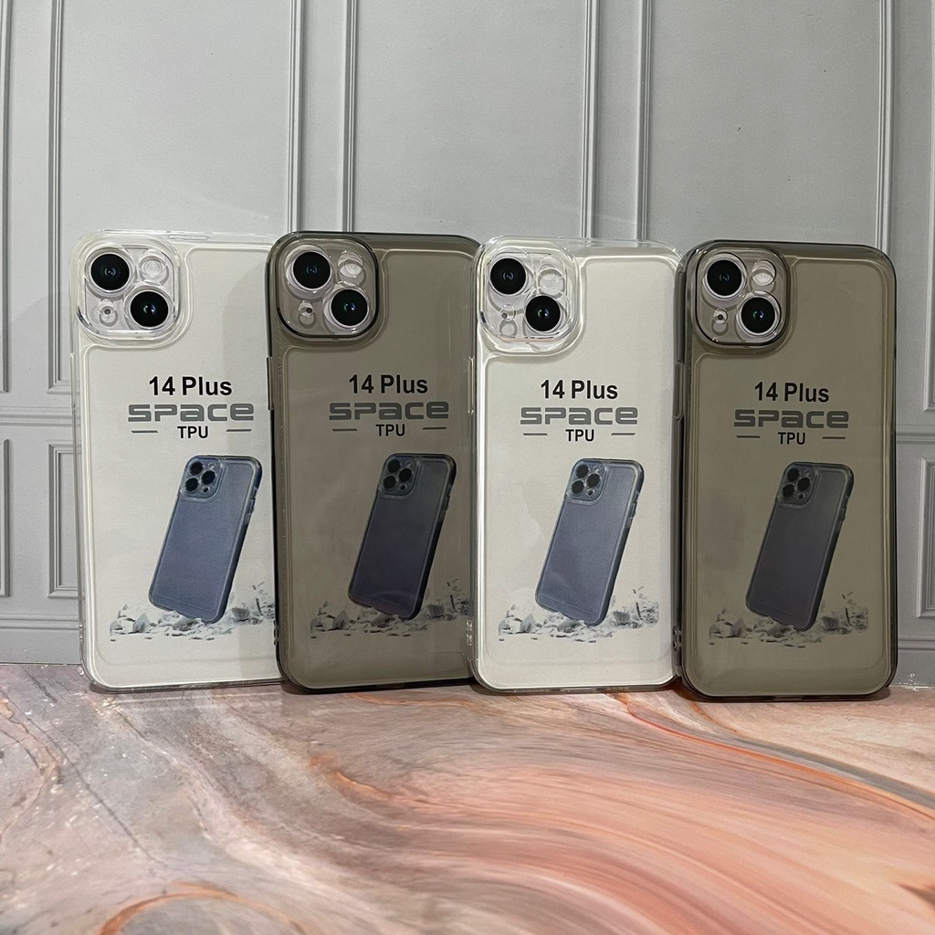 SoftCase SAMSUNG A13 5G SAMSUNG A04S SAMSUNG A04 SAMSUNG A04E Case Bening Grey Clear SPACE TPU Jelly White_Cell