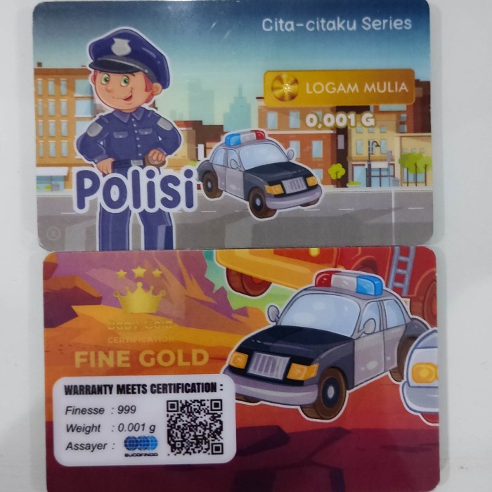 BABY GOLD 0,001 GIFT SERIES CITA CITA 1set 4biji special edition