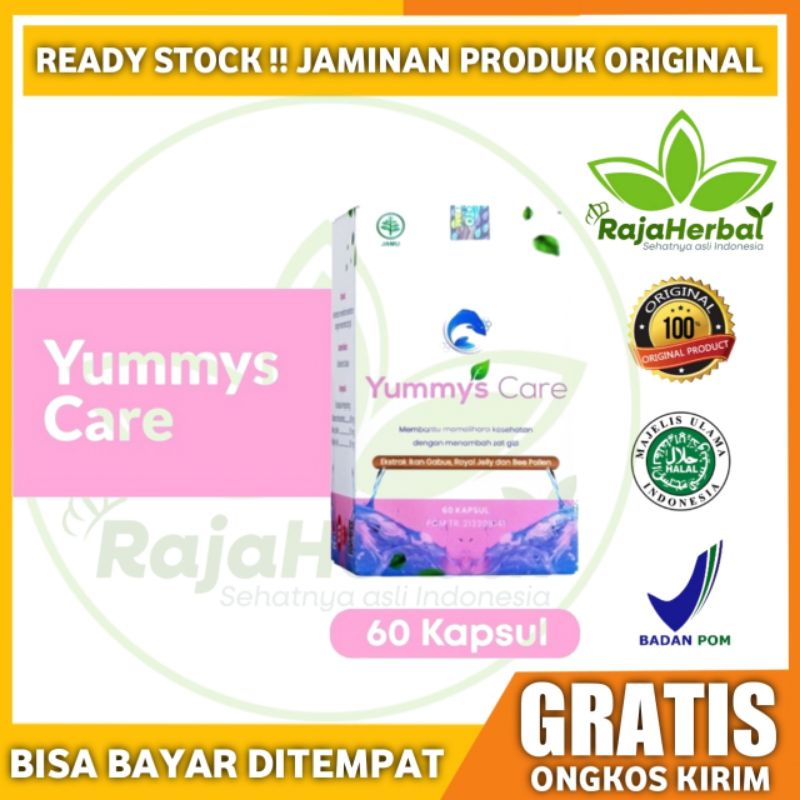 YummysCare Kapsul ekstrak Ikan Gabus dengan Royal Jelly dan Beepolen / Yummys Care