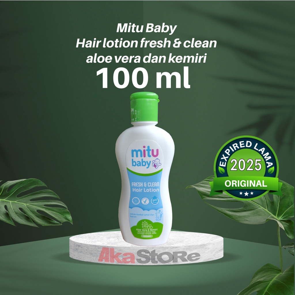 Jual Mitu baby hair lotion fresh & clean 100ml Shopee Indonesia