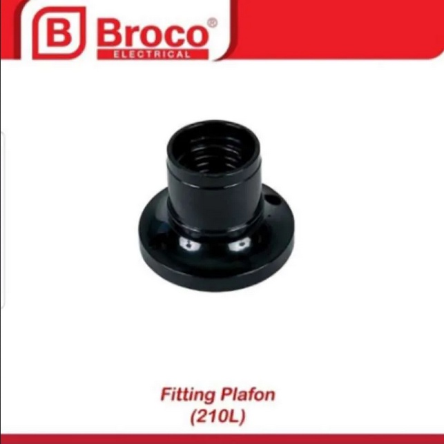 Fitting Lampu Tempel Plafon Bulat E27 BROCO 210L