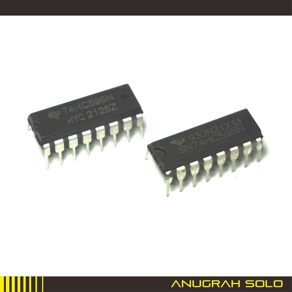 IC 74HC595 8-Bit Shift Serial Register SN74HC595N  SN74HC595 DIP