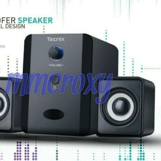 Tecnix SPK-S080 - Speaker Subwoofer - Hitam