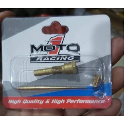 jarum skep jjh + nozzle nozel moto 1 untuk karbu pwk 28 moto1