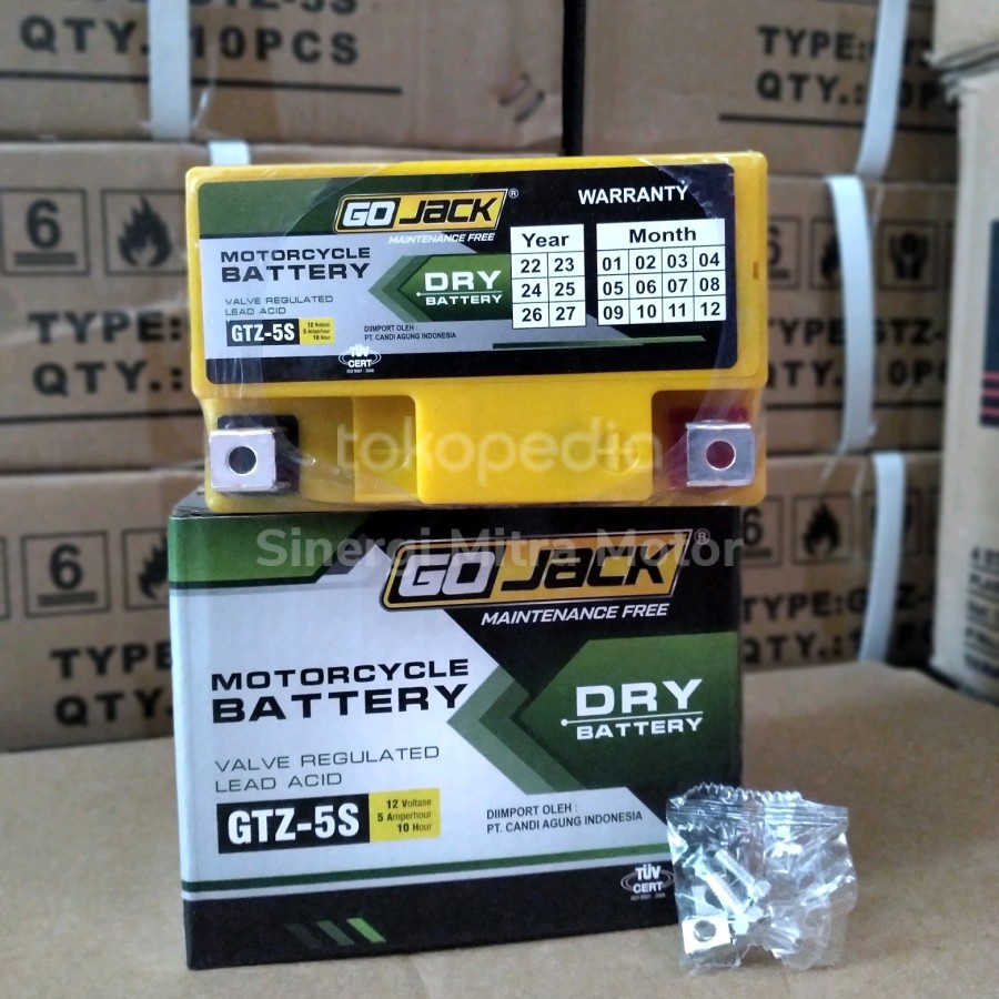 AKI ACCU GOJACK FULL KERING GTZ-5S MURAH