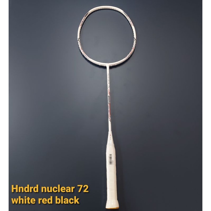 Raket badminton hndrd nuclear 72 white red black