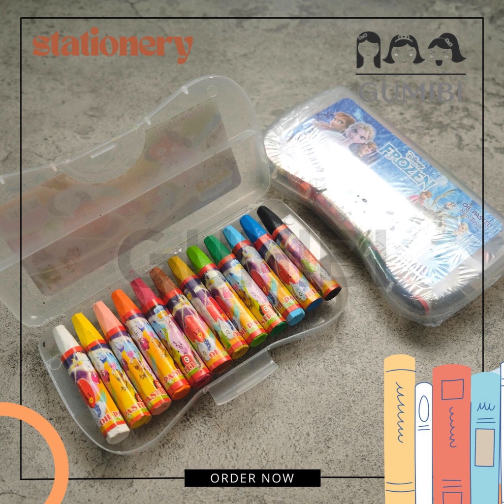 

CRAYON SET ISI 12 WARNA KRAYON ANAK MEWARNAI 1 SET