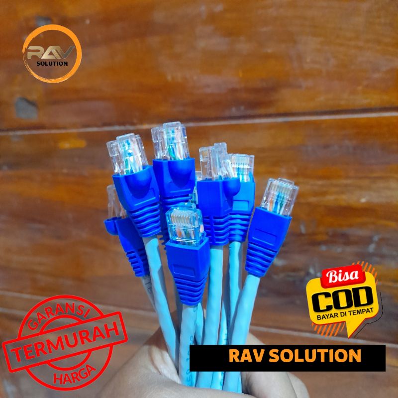 KABEL LAN SERVER ISI 10 PCS 15/20/25/30 CM HANDMADE RAV SOLUTION