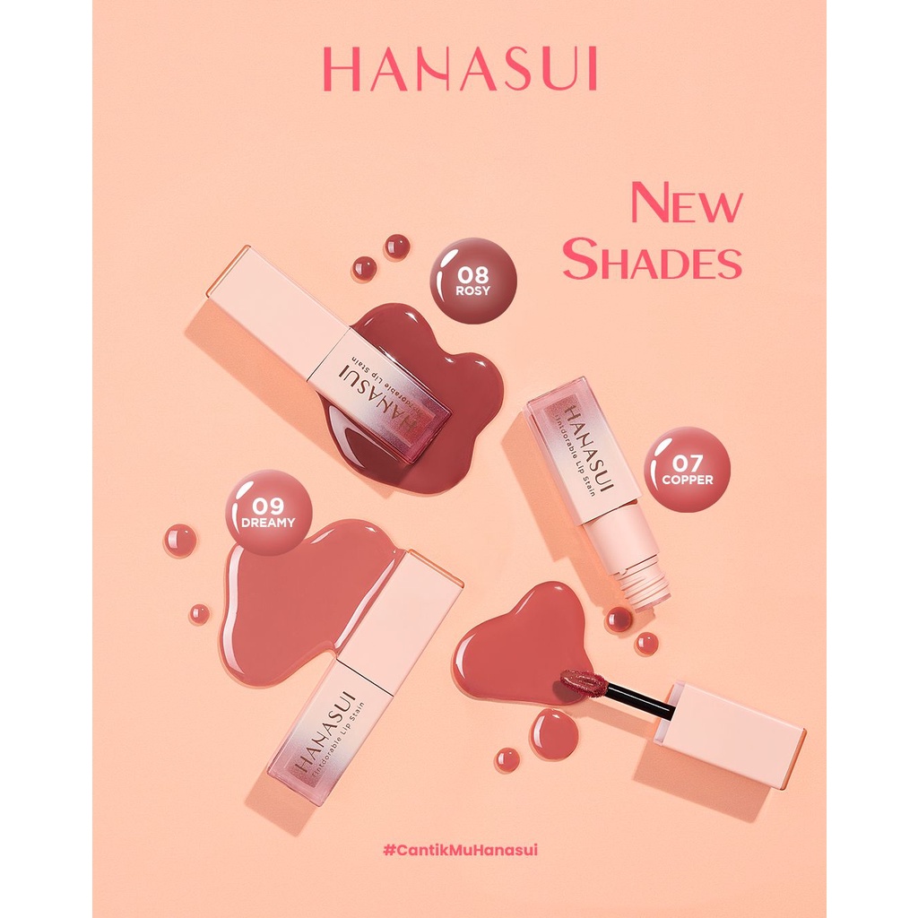 HANASUI Tintdorable Lip Stain | Tint Liptint Lipstain Lip Tint