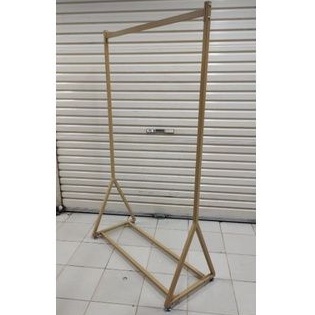 gawangan butik segi gantungan baju gold 150cmx120cm