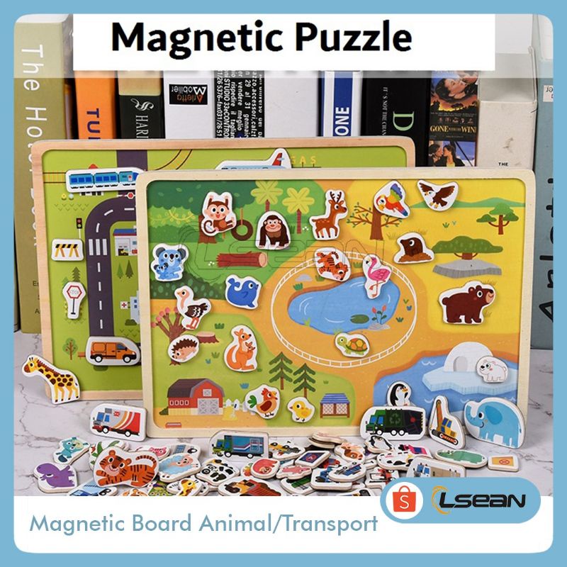 BABY TODLER MAGNETIC | MAINAN ANAK EDUKASI MAGNETIC PUZZLE BOARD