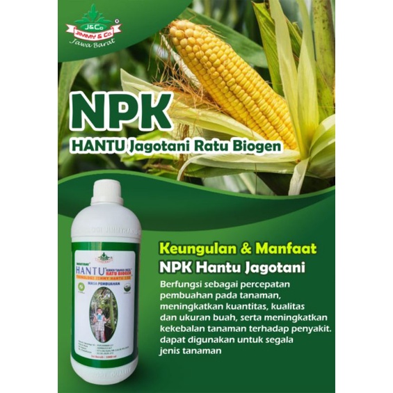 Jual Pupuk Npk Jago Tani Ml Jimmy Hantu Shopee Indonesia