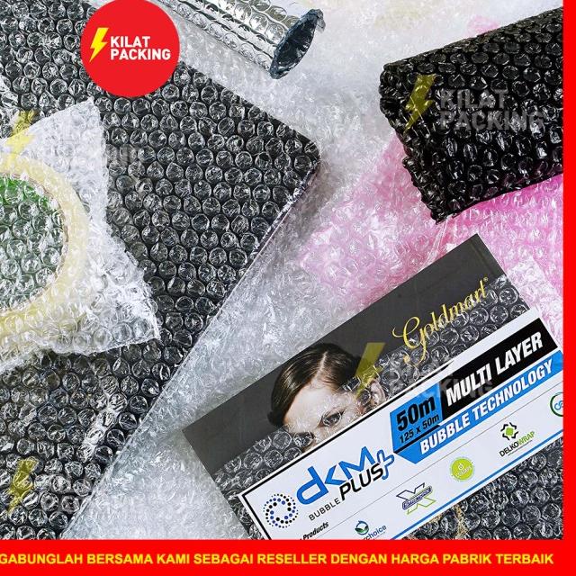 

Bubble Wrap Hitam Murah Premium Quality (OJOL) 125 CM x 50 M