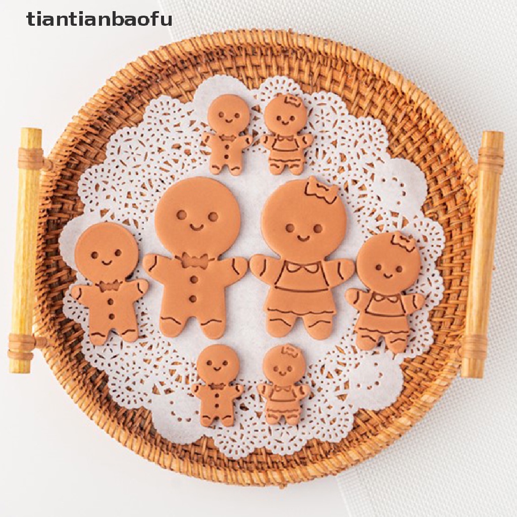 Cetakan Pemotong Kue / Biskuit Bentuk Gingerbread Man