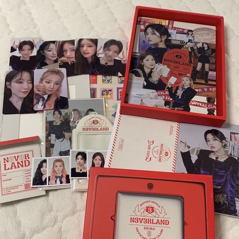 (G)I-dle Neverland 3rd Kit Membership Postcard Sharing G idle Gidle Miyeon Minnie Soyeon Soojin Yuqi