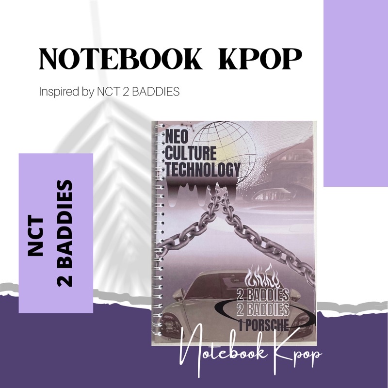 

NOTEBOOK KPOP NCT, A5, 100 Lembar, Random spiral color, LINED PAPER