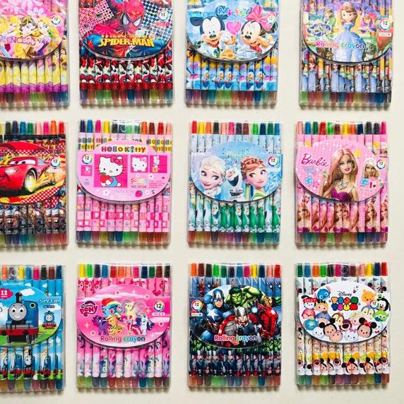

✪ Crayon putar FANCY 12 warna ㅨ