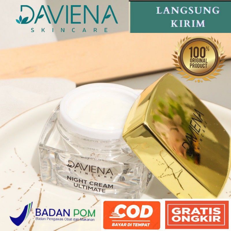 NIGHT CREAM GOLD SERIES DAVIENA SKINCARE ORIGINAL