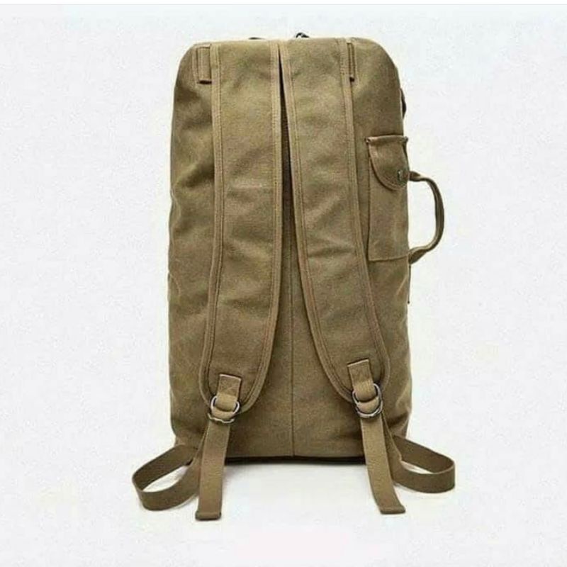 RK001 Tas Punggung Outdoor Large Capacity Men Camping Backpack Canvas